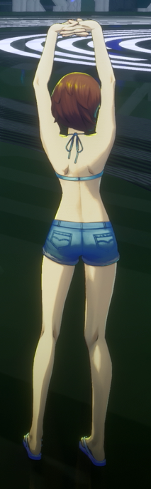 ゆかり水着背面